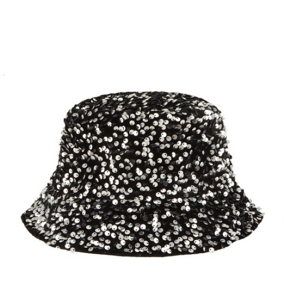 🖤 15A. Sequin Bucket Hat - Picture 2 of 2